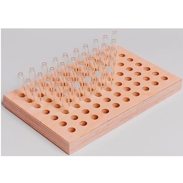 Sortierplatten für  10mm Ø Gläser z.B. DHU