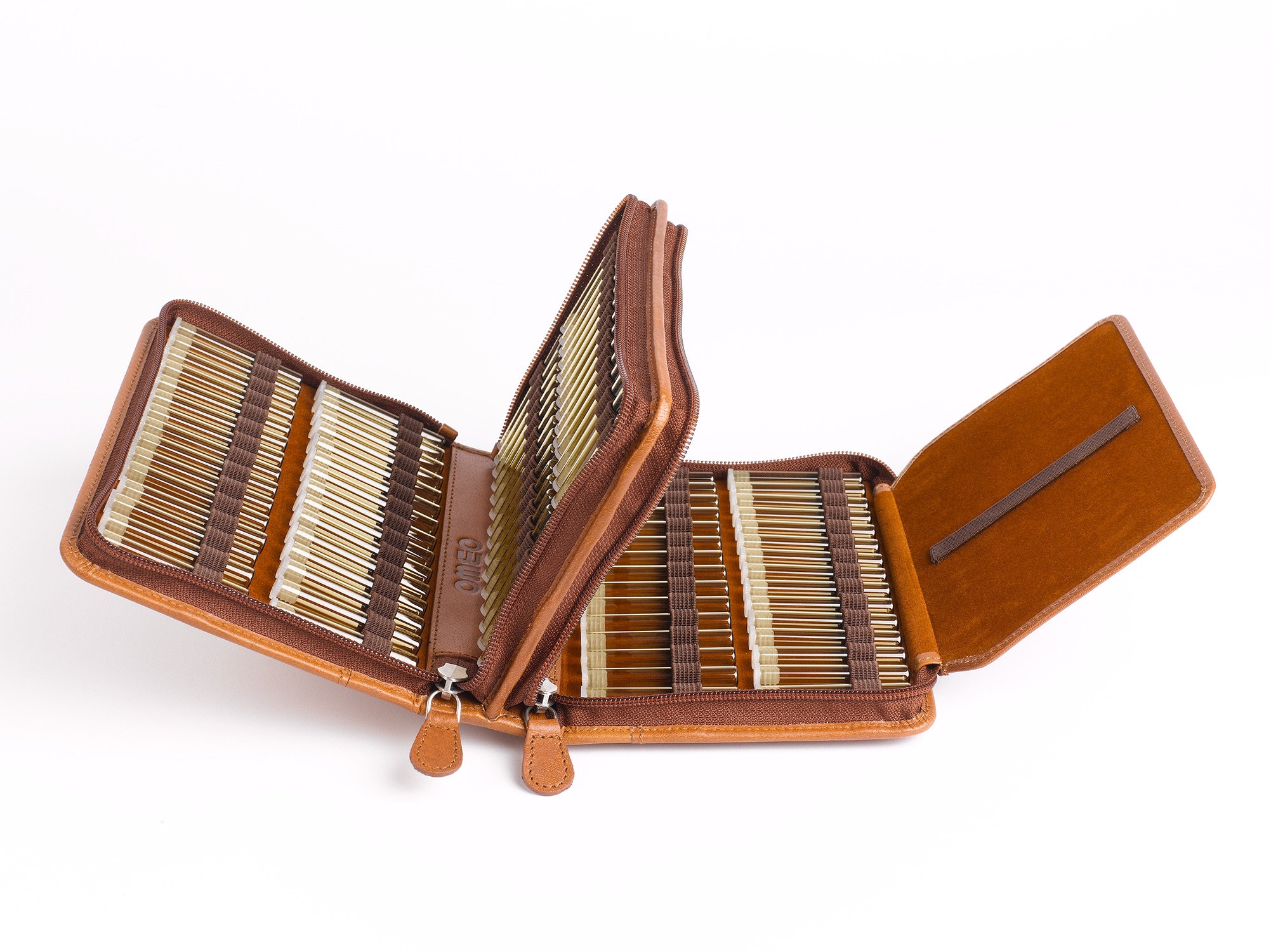 Reiseapotheke für Globuli Bioleder natur Homöopathie (ohne Gläser)